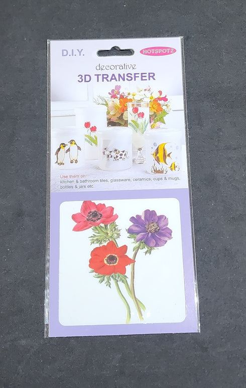 DIY 3D Decorative Transfer Stickers (available in 6 designs)